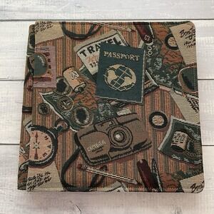 Creative Memories 12x12 Album Tapestry Travel Passport Scrapbook Original Style